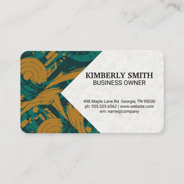 Artistic Pattern | Modern Business Card (Front)