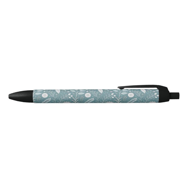 Artistic Pen Featuring Stylish Floral Abstract Mot (Top)