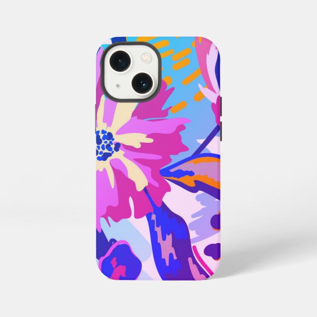 Artistic Petals Hand Painted Case-Mate iPhone Case (Back)