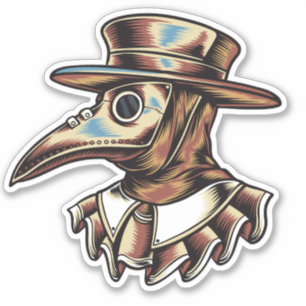 Artistic Plague Doctor Illustration