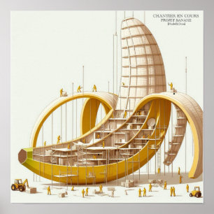 Artistic poster - Banane project: architecture