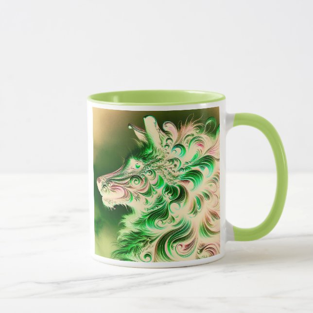 Artistic profile of a flamboyant animal. mug (Right)