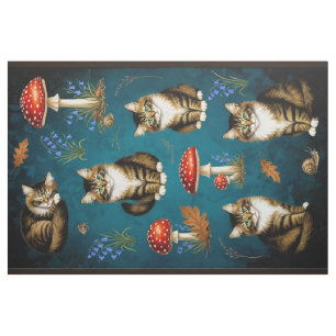 Artistic Quilting Fabric Cats