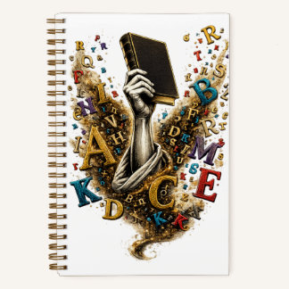 Artistic Reading & Alphabet Spiral Notebook). Notebook