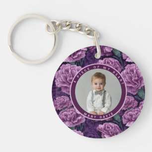 Artistic Retirement Gifts For Grandma Carnation  Keychain