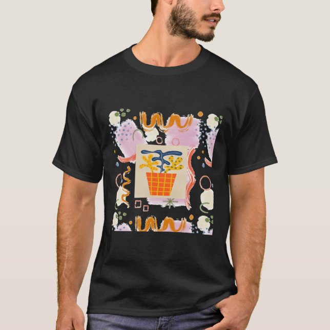 Artistic Risograph Pattern  T-Shirt (Front)