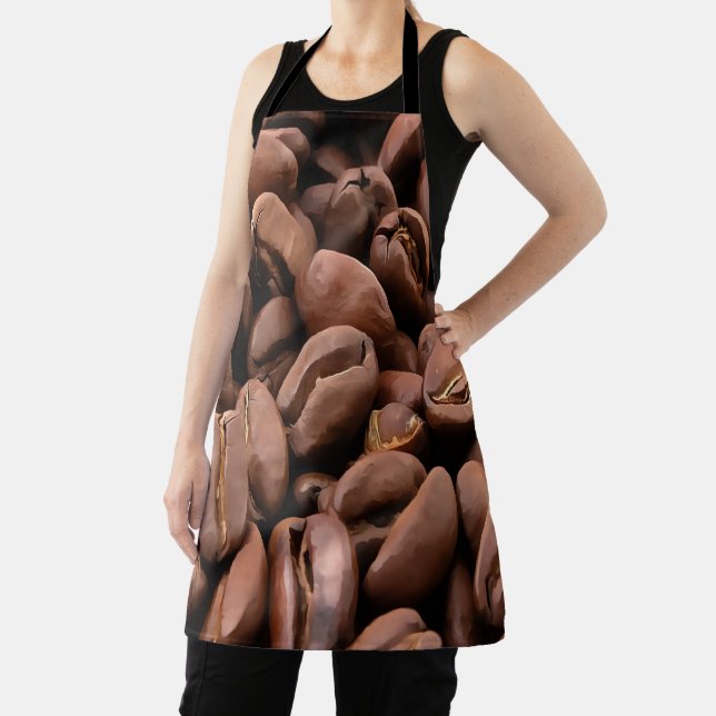 Artistic Roasted Coffee Beans Apron (Insitu)