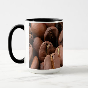 Artistic Roasted Coffee Beans Mug