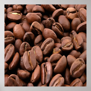  Artistic Roasted Coffee Beans  Poster