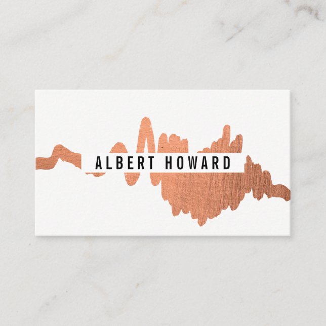 Artistic Scribble Business Card (Front)