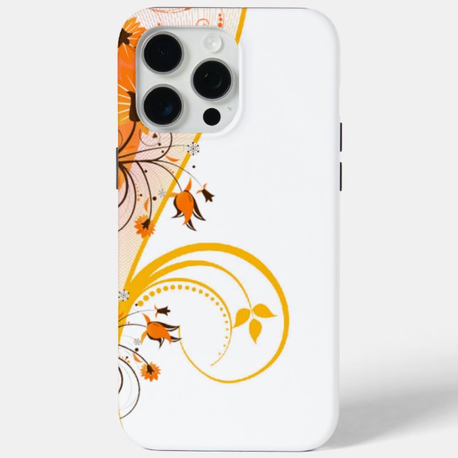 Artistic Shades of Orange Case-Mate iPhone Case (Back)