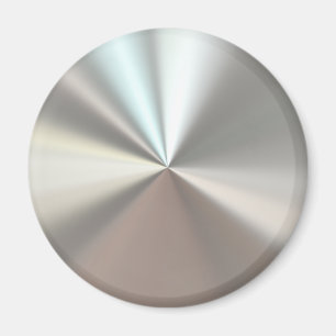 Artistic silver metal magnet