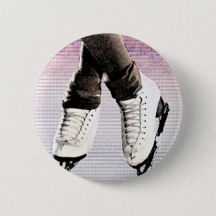 Artistic Skates 2 Inch Round Button