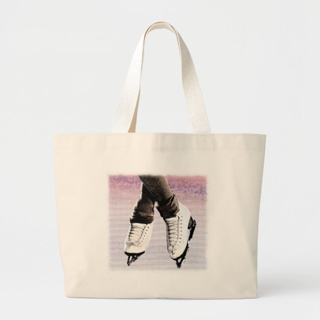Artistic Skates Large Tote Bag (Front)