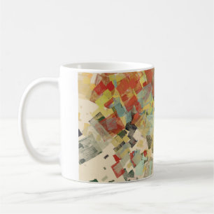 Artistic sketch material. Abstract geometric patte Coffee Mug