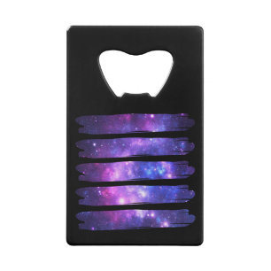 Artistic  Space Galaxy Credit Card Bottle Opener
