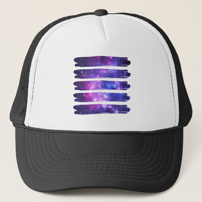 Artistic  Space Galaxy Trucker Hat (Front)