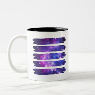 Artistic Space Galaxy Two-Tone Coffee Mug