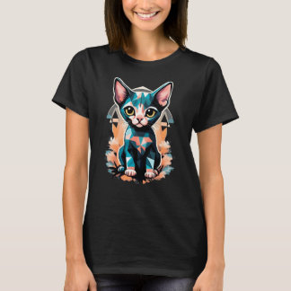 Artistic sphynx cat T-Shirt