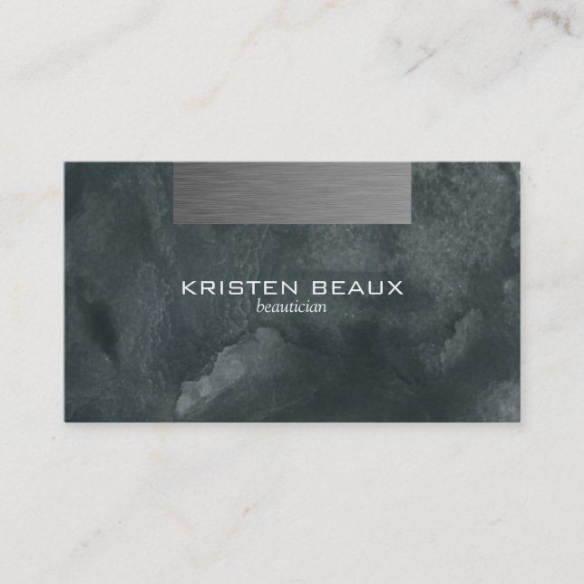 Artistic Steel Accent 2 Business Card (Front)