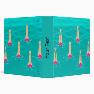Artistic Swimmers Swimming Under Water  Binder
