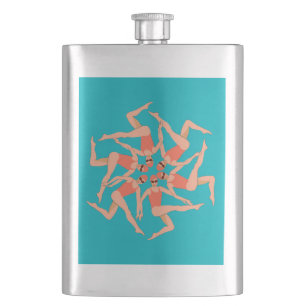 Artistic Swimmers - Synchronized Swimming Hip Flask