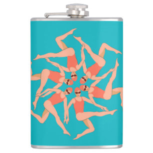 Artistic Swimmers - Synchronized Swimming   Hip Flask