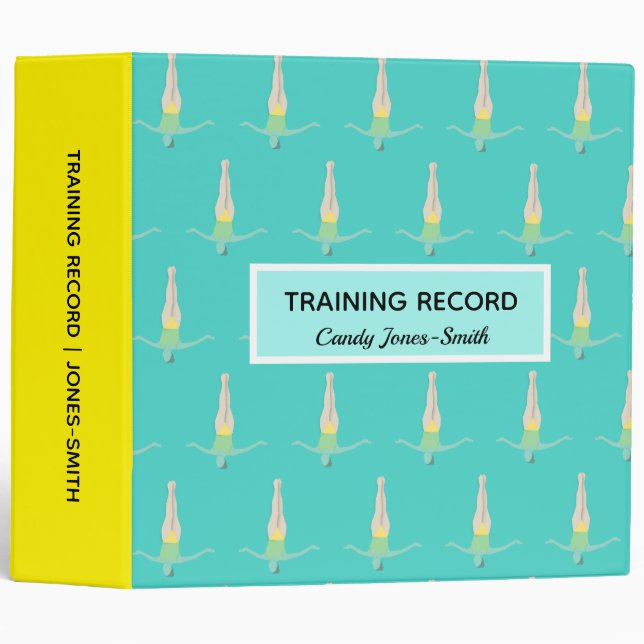 Artistic Swimming Binder (Front/Spine)