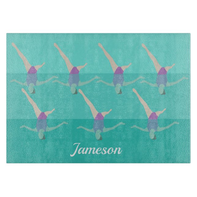 Artistic Swimming Cutting Board (Front)