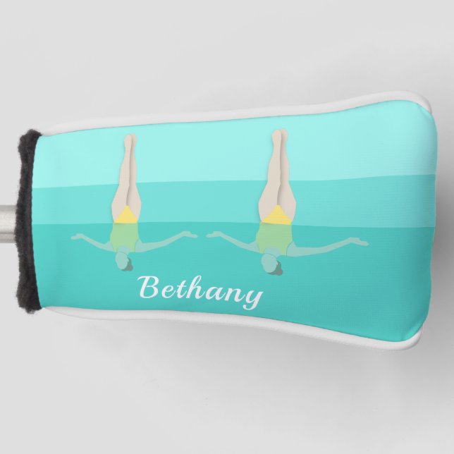 Artistic Swimming Golf Head Cover (Front)