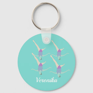 Artistic Swimming Keychain