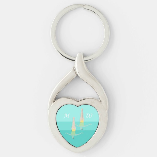 Artistic Swimming Keychain (Front)