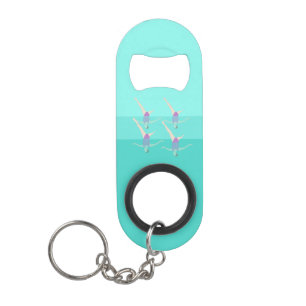 Artistic Swimming Keychain Bottle Opener