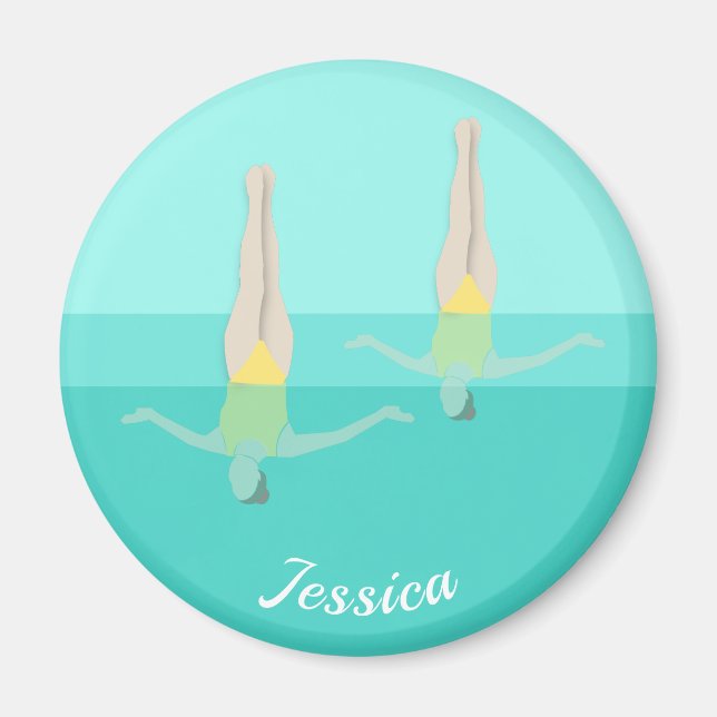 Artistic Swimming Magnet (Front)
