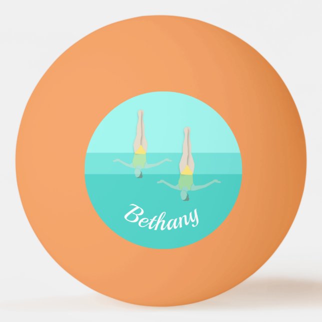 Artistic Swimming Ping Pong Ball (Front)