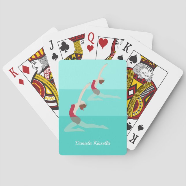 Artistic Swimming Playing Cards (Back)
