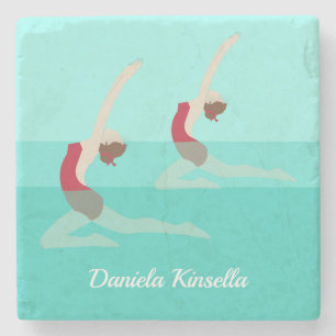 Artistic Swimming Stone Coaster