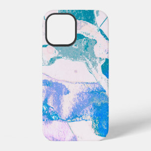 Artistic Texture. Bright Violet Border. Violet Art iPhone 12 Case