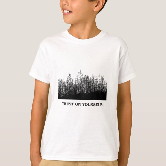 Artistic Tree Silhouette Graphic Shirt (Front)