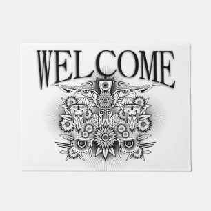 Artistic Tribal Design Doormat