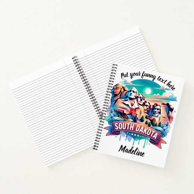 Artistic tribute to South Dakota Notebook (Inside)