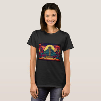 Artistic View of Aztec City T-Shirt