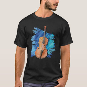 Artistic Viola Painting  Violist Music Instrument T-Shirt