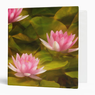 Artistic water lilies, California Binder