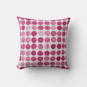 Artistic Watercolor Background Splash Throw Pillow
