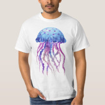 Artistic Watercolor Jellyfish