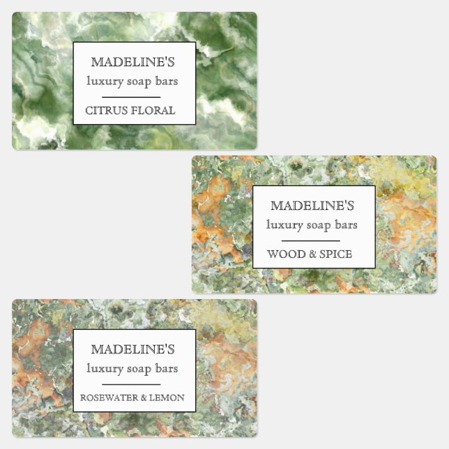 artistic watercolor soap bars elegant adhesive (Group)