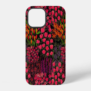 Artistic Wildflowers: Hand-Drawn Floral Pattern iPhone 12 Case
