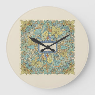 Artistic Zentangle Mandala Wall Clock