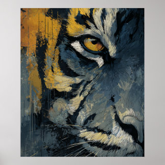 Artistique Moderne Art Mural Tigre Luxe Animalier